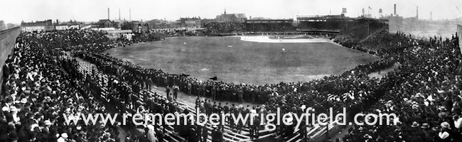Game 6 of the 1906 World Series between the Chicago Cubs and Chicago White Sox at South Side Park