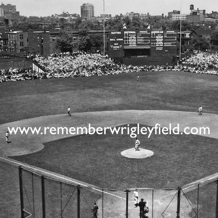 Wrigley Field opening day in 1935