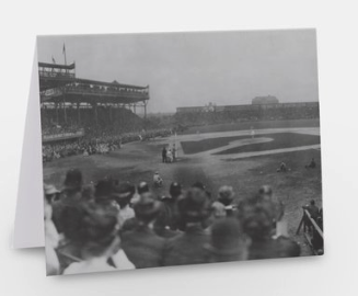The City Series in 1909 between the Chicago White Sox and the Chicago Cubs at South Side Park